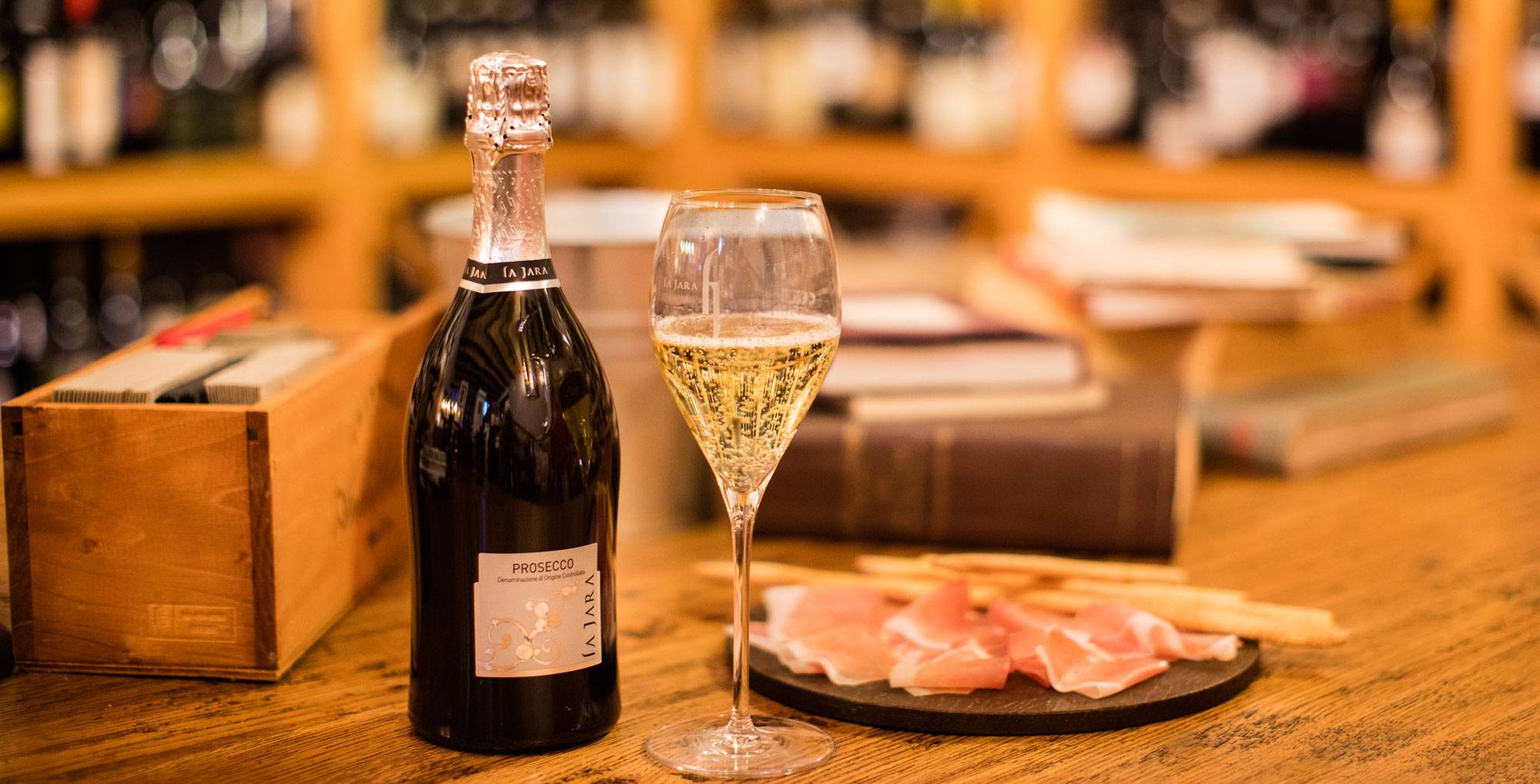 prosecco and prosciutto