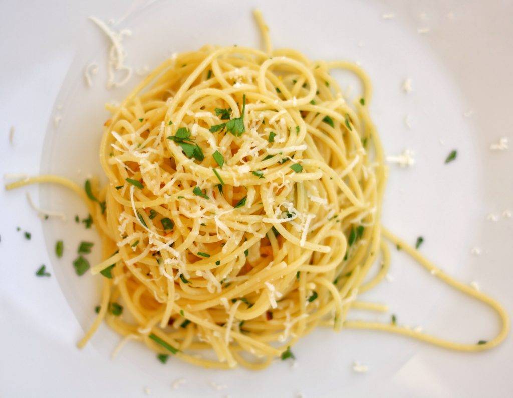 Spaghetti Aglio olio (e Peperoncino) a párování s víny GourmetSpirit.cz