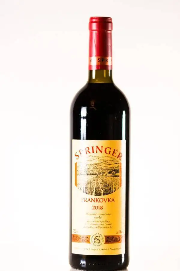 <B>Pavel Springer - Frankovka 2018 </B><BR> The best Blaufränkisch from Czechia - Image 2