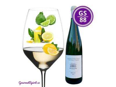 <B>Villa Richter - Riesling 2020, suché, Svatováclavská vinice, Praha - Pražský hrad </B><BR>Limitovaná série vín z nejstarší české vinice