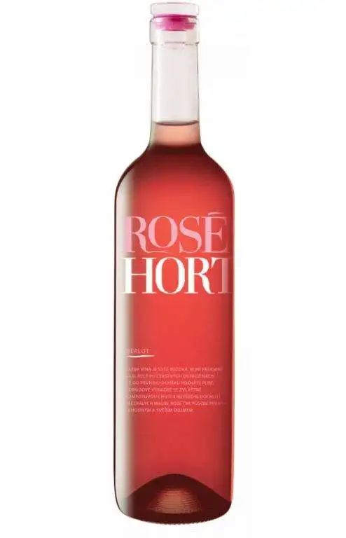 <B>VINO HORT - Merlot rosé 2019 </B><BR> The best Czech rosé wine 2020/21 - Image 2