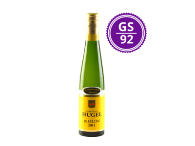 <B>Domaine Hugel – Riesling 2011 Vendange Tardive, Alsasko, Francie </B><BR>Přírodně sladký Ryzlink rýnský z renomovaného rodinného vinařství