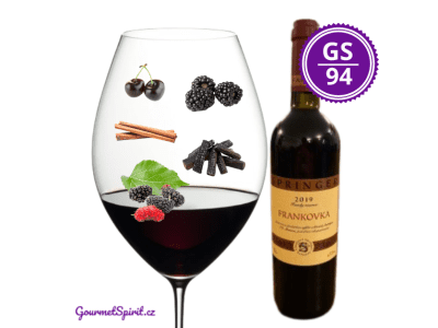 <B>Pavel Springer - Frankovka Family Reserve 2019 </B><BR> Nejlepší Frankovka Česka pro rok 2023