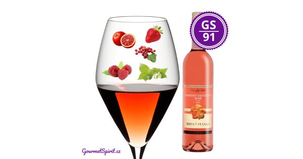 <B>Mrva & Stanko - Cabernet Sauvignon Rosé 2020, suché </B><BR> Šampión Top 100 Salónu vín Slovenska v kategorii suchých rosé