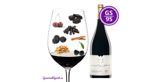 <B>Miloš Michlovský - Merlot 2019, výběr z hroznů </B><BR>Top 3 Merlot z ČR