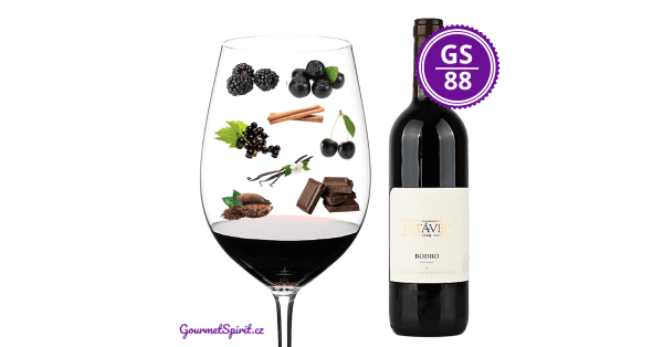 <B>Víno J. Stávek - Bodro 2019 Cabernet Sauvignon & Merlot, suché </B><BR> Kupáž Bordeaux odrůd z rukou špičkového moravského vinaře