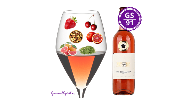<B>Víno J. Stávek - Rosé Trkmanska 2021, VOC Modré Hory </B><BR> Jedno z nejlepších rosé Česka posledních let