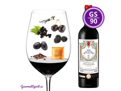 <B>Chateau Rousselle - Tradition 2018, 1er Cru Bourgeois, AOP Cotes de Bourg, Bordeaux </B><BR> Vynikající zástupce Pravého břehu Bordeaux za parádní cenu