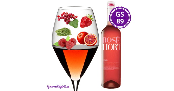 <B>VINO HORT - Merlot rosé 2021, pozdní sběr</B><BR> Jedno z nejlepších rosé Česka posledních let