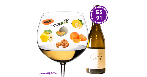 <B>Gala vinařství - Hermes Chardonnay 2017 </B><BR> Top 20 Chardonnay Česka desetiletí