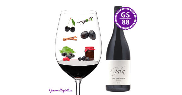<B>Gala vinařství - Pinot Noir - Merlot "Bergus" 2020 </B><BR> Top 30 Merlot z ČR