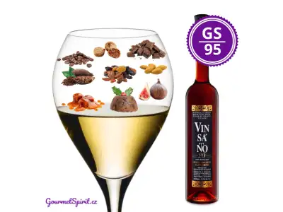 <B>Vinařství Argyros - Vin Santo 1989 školené 20 let v sudu, Santorini </B><BR> Nejlepší přírodně sladké víno Řecka