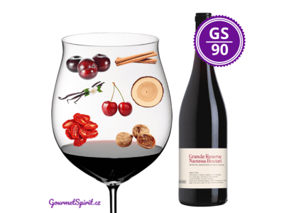<B>Boutari winery - Grand Reserve PDO Naoussa 2016, Řecko </B><BR>Červené z původní řecké odrůdy Xinomavro - mnohaleté zrání mu svědčí.
