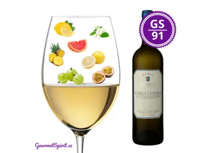 <B>Ktima Biblia Chora - Bílé 2023 PGI Pangeon </B><BR> Okouzlující cuvée odrůd Sauvignon Blanc a nejslavnější řecké odrůdy Assyrtiko