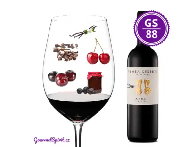 <B>Ktima Semeli - Nemea Reserve 2017, PDO Nemea, Řecko </B><BR> Suché červené z odrůdy Agiorgitiko a ze slavných vinic Nemea na řeckém Peloponésu