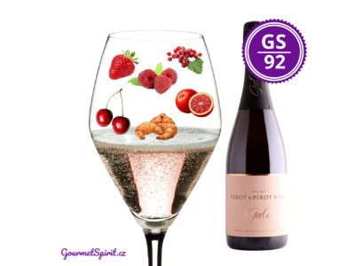 <B>Gala vinařství - Sekt Pinot & Pinot rosé, extra brut </B><BR> Nejlepší růžový sekt Česka