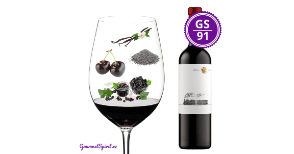 <B>Chateau Rúbaň - Alibernet 2017, neskorý zber</B><BR> Mužské víno par excellence - Top 100 Salónu vín Slovenska