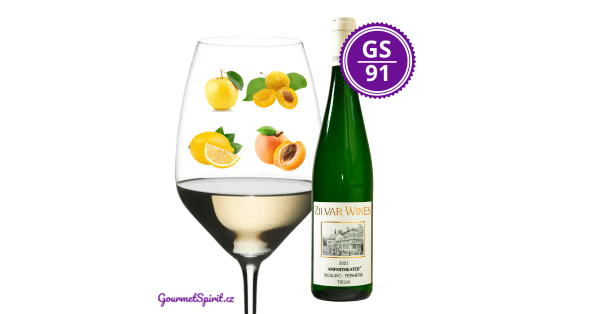 <B>Vinařství Zilvar Wines - Riesling Amphitheater 2021 Feinherb, polosladké, Praha - Troja </B><BR>Lehký "moselský feinherb" ovšem z Prahy
