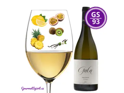 <B>Gala vinařství - Hermes Sauvignon 2021</B><BR>Top 3 Sauvignon Česka; z vápencového podloží Pálavy