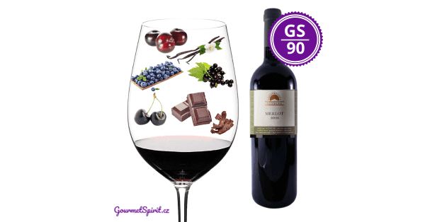 <B>Velký SONBERK - Merlot 2020 </B><BR> Jediné červené víno ze Sonberku - Top 30 Merlot Česka