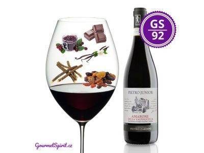 <B>Pietro Zardini - Amarone della Valpolicella Pietro Junior DOCG 2018, Veneto, Itálie </B><BR> Největší červené Benátska a toto i šťavnaté a výhodně