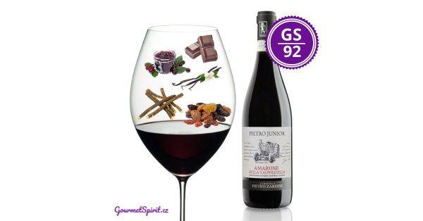 <B>Pietro Zardini - Amarone della Valpolicella Pietro Junior DOCG 2018, Veneto, Itálie </B><BR> Největší červené Benátska a toto i šťavnaté a výhodně
