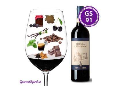 <B>Tenuta di Sesta - Brunello di Montalcino DOCG 2015, Toskánsko, Itálie </B><BR> Velké Brunello z jednoho z 12 nejtradičnějších vinařství v obci Montalcino