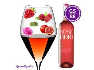 <B>VINO HORT - Merlot rosé 2022, pozdní sběr</B><BR>Pevné, lahodné a svěží rosé od Mistra růžových vín