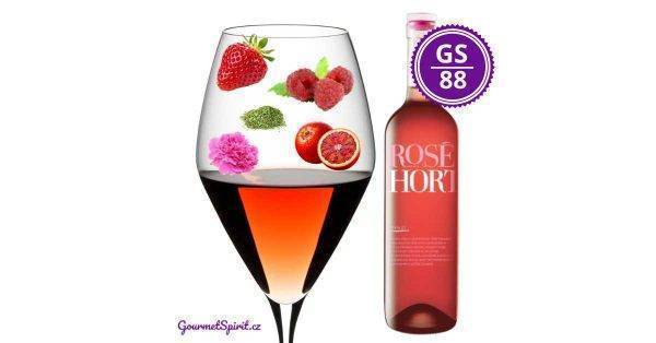 <B>VINO HORT - Merlot rosé 2022, pozdní sběr</B><BR>Pevné, lahodné a svěží rosé od Mistra růžových vín