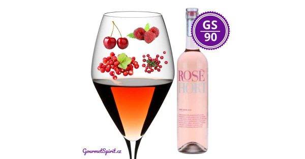 <B>VINO HORT - Pinot noir rosé 2022, pozdní sběr </B><BR> Nejlépe hodnocené růžové víno Česka pro rok 2023