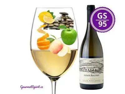 <B>Vinařství Argyros - Assyrtiko cuvée "Monsignori" 2020, Santorini </B><BR> Každoročně patří mezi 10 nejlépe hodnocených vín Řecka