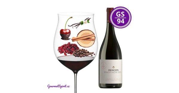 <B>Vinařství Václav - Princeps Pinot Noir 2020, suché </B><BR>Mimořádné a mnohovrstevnaté víno ve vůni i chuti - Top 5 Rulandské modré Česka posledních let