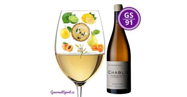 <B>Patrick Piuze - Chablis AOC, Terroir de Fyé, Burgundsko, Francie </B><BR> Lahodné minerální suché Chardonnay plné tónů sadového ovoce a citrusů