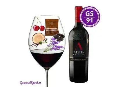 <B>Ktima (Estate) Alpha - SMX Červené (S. M. X.) 2020, Řecko </B><BR> Plné komplexní červené cuvée francouzských odrůd Syrah a Merlot s původní řeckou odrůdou Xinomavro