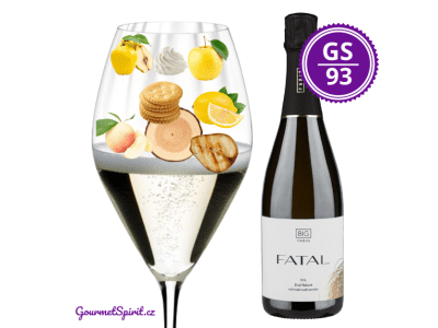 <B>Vinařství Fabig - Fatal No. 1 Sekt NV Brut Nature </B><BR> 2. nejlépe hodnocený sekt Česka pro rok 2025. Elegantní sekt z Chardonnay a Sauvignonu