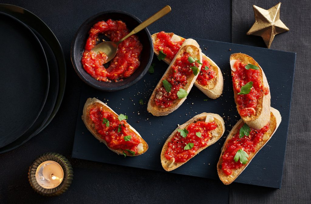 Sherry a jídlo: Pan con tomate