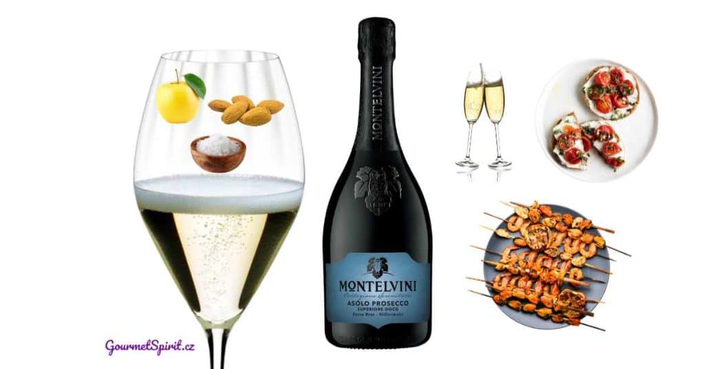Montelvini Prosecco Asolo Extra Brut | Párování s jídlem podle GourmetSpirit.cz