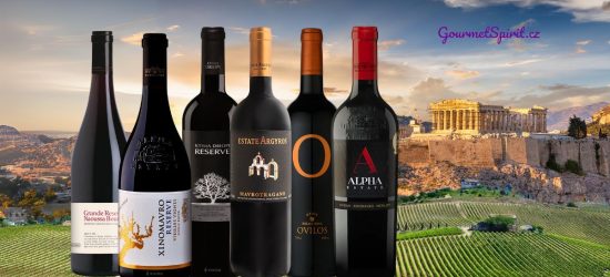 Nejlepší červená vína Řecka - degustační sada na GourmetSpirit.cz