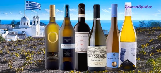Sada nejlepší bílá vína Řecka