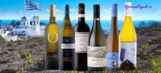 Sada nejlepší bílá vína Řecka