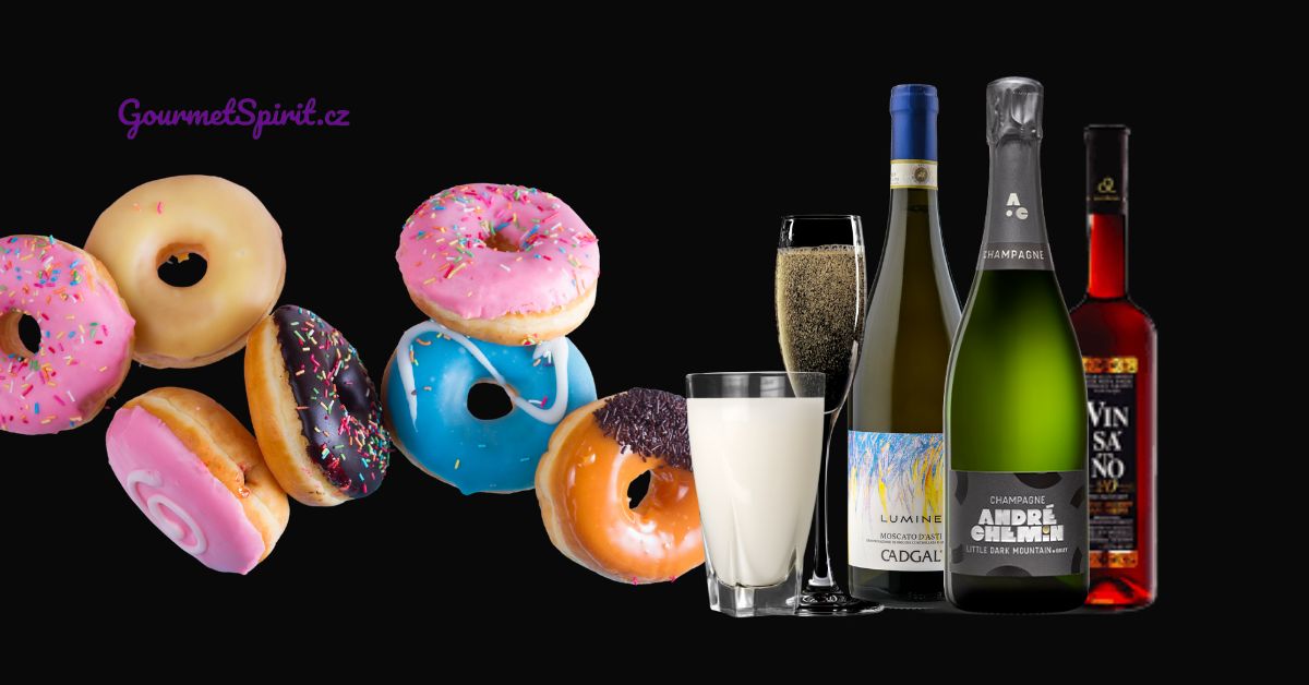 jaké víno ke koblize - kobliha, donut a víno