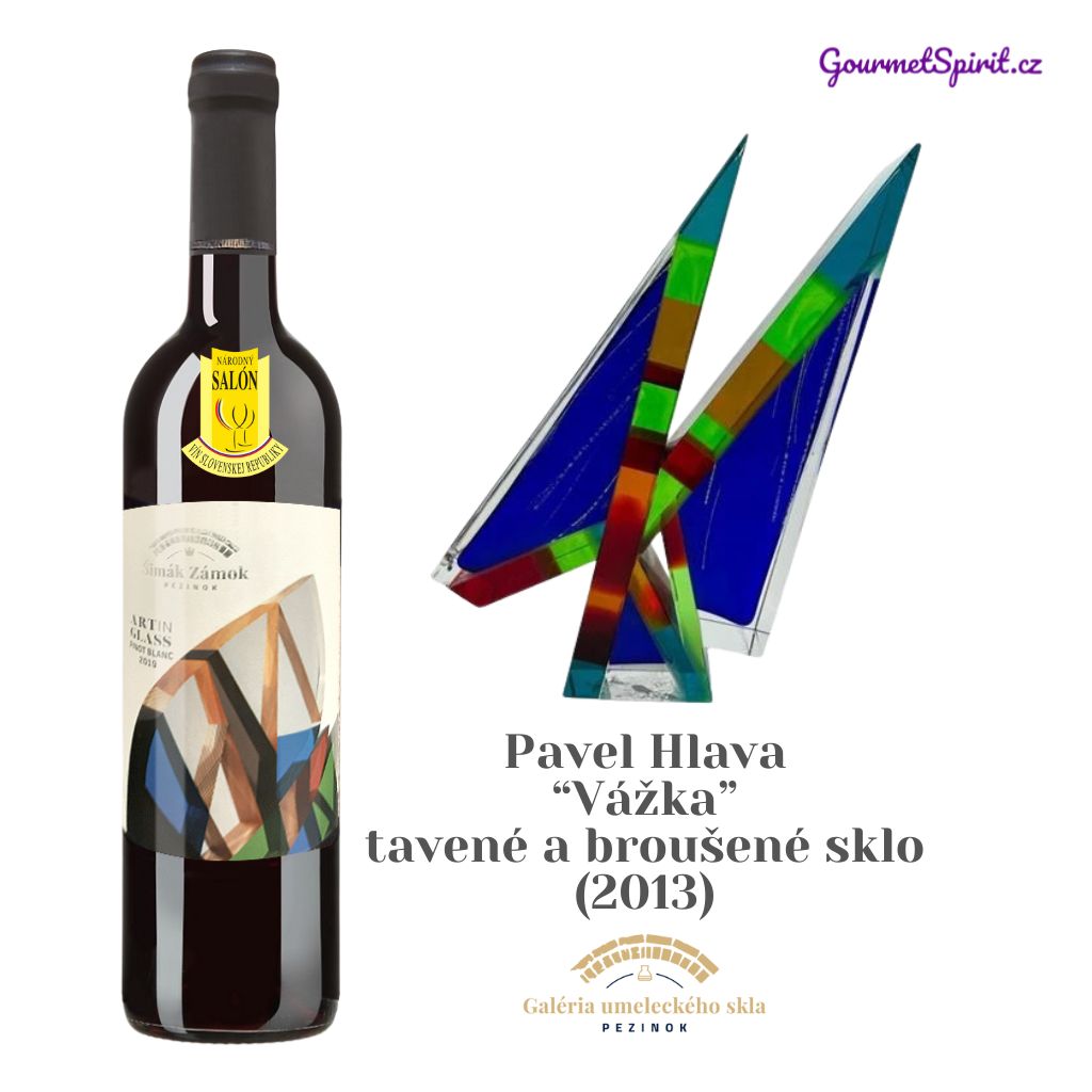 Pinot Blanc 2019 Art in Glass - Pavel Hlava (ČR) - Vážka