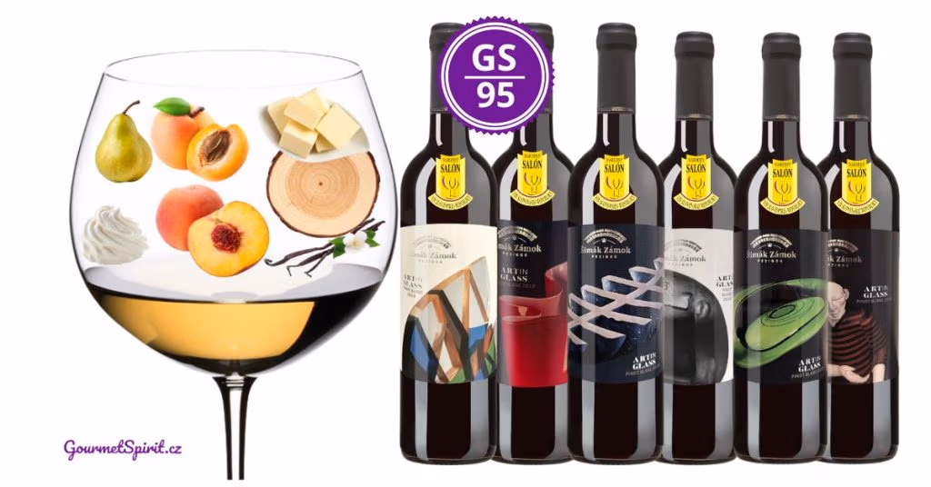 Art in Glass Pinot Blanc 2019 Kolekce 6ks s různou etiketou