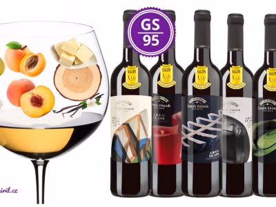 Art in Glass Pinot Blanc 2019 Kolekce 6ks s různou etiketou