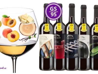 Art in Glass Pinot Blanc 2019 Kolekce 6ks s různou etiketou