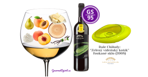 Pinot blanc 2019 Art in Glass - Dale Chihuly - Zelený vídeňský košík