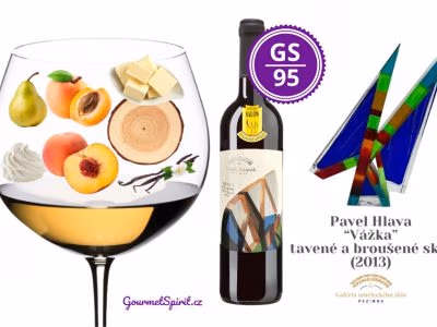 Pinot Blanc 2019 Art in Glass - Pavel Hlava (ČR) - Vážka