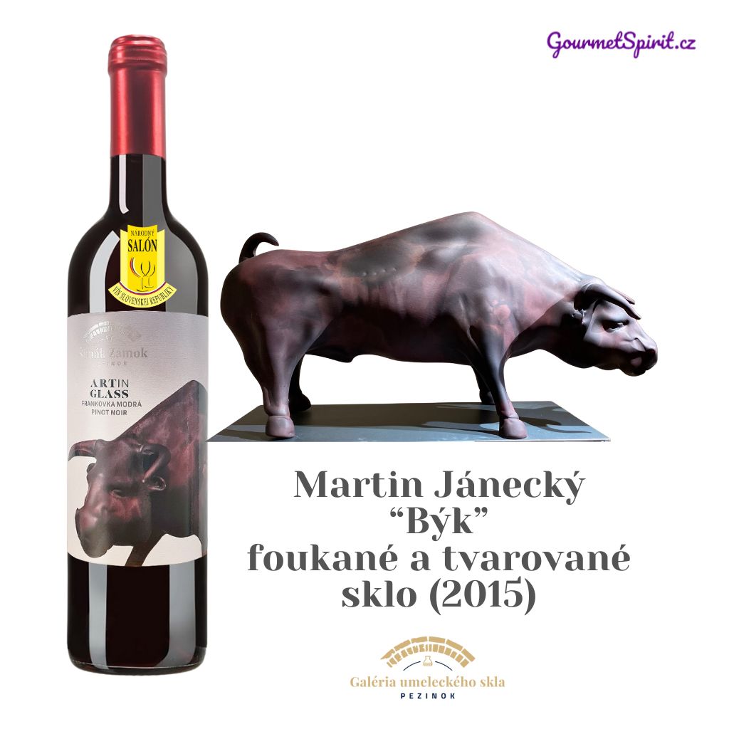 Frankovka Pinot Noir Art in Glass - Martin Jánský Býk