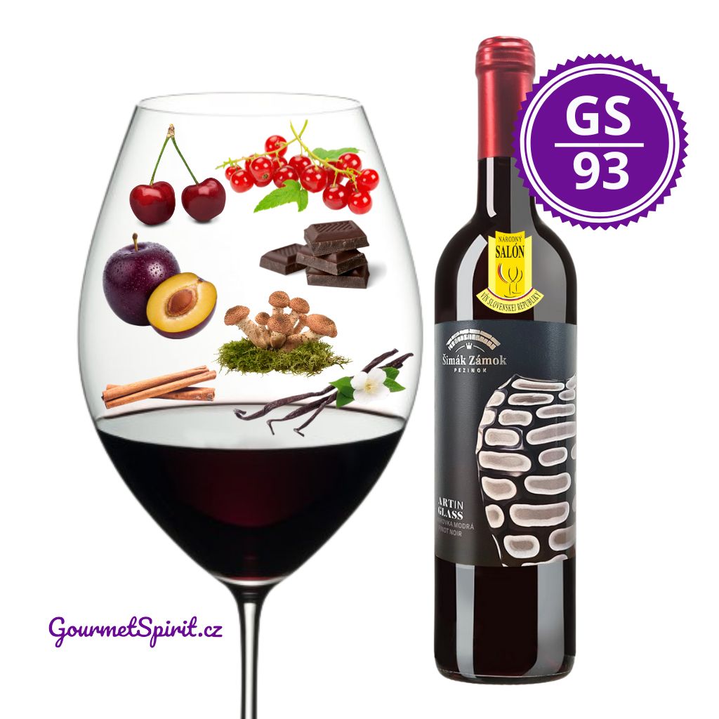 Frankovka Pinot Noir Art in Glass - Monica Guggisberg & Philip Baldwin “Černé Colorado”