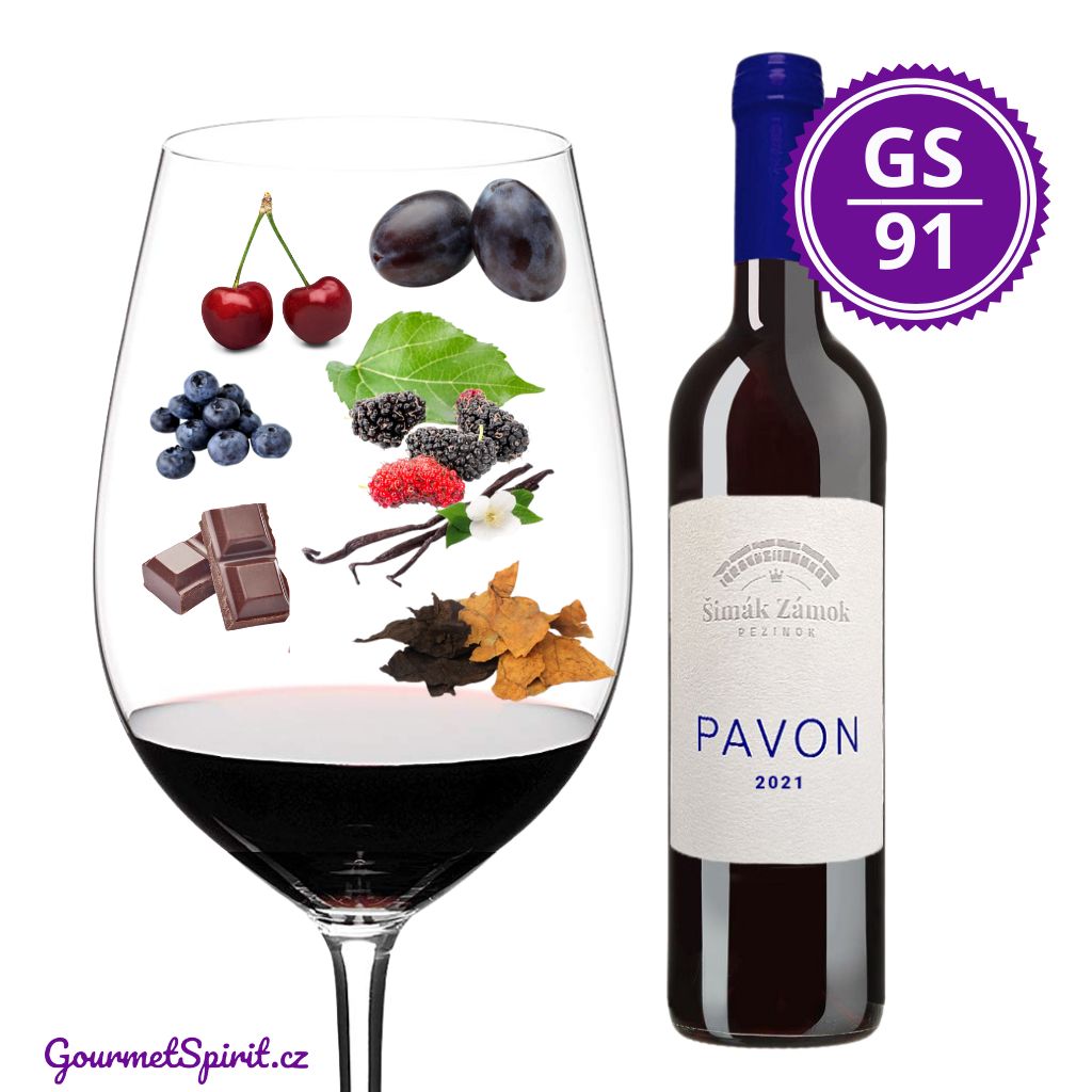 Pavon červený 2021 - Zámocké vinárstvo Pezinok na Gourmetspirit.cz